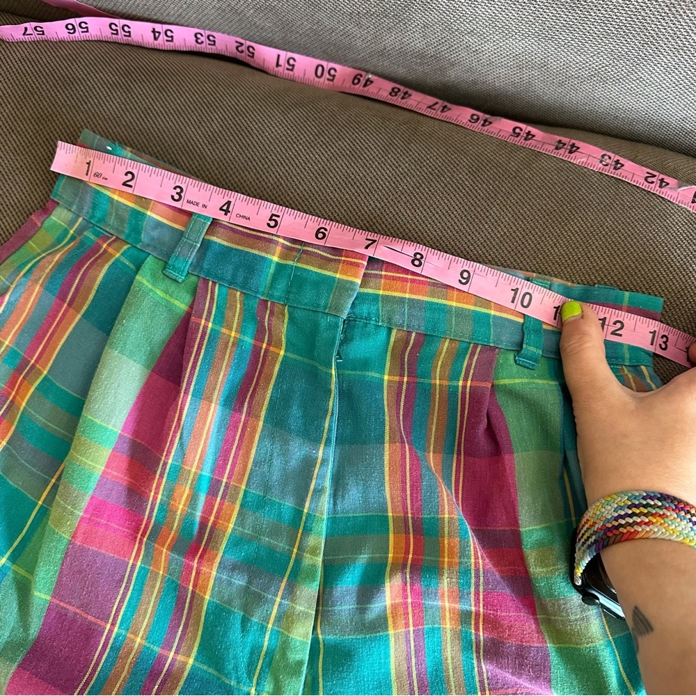 Vintage plaid shorts - Picture 5 of 9
